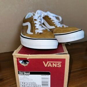 Vans Old Skool  - Mustard and White